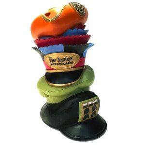 The Beatles Yellow Submarine Stacked Hats Figurine - Multicolor
